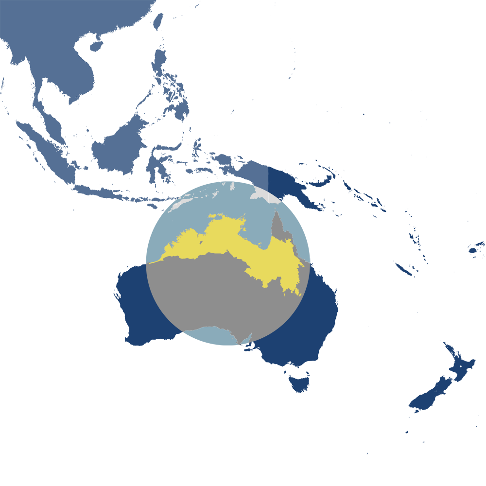 In the One Earth Bioregions Framework, the golden bandicoot is the iconic species of the North Australian Tropical Savannas bioregion (AU8), located in the Australasia realm of Australasia. In the One Earth Bioregions Framework, the golden bandicoot is the iconic species of the North Australian Tropical Savannas bioregion (AU8), located in the Australasia realm of Australasia.