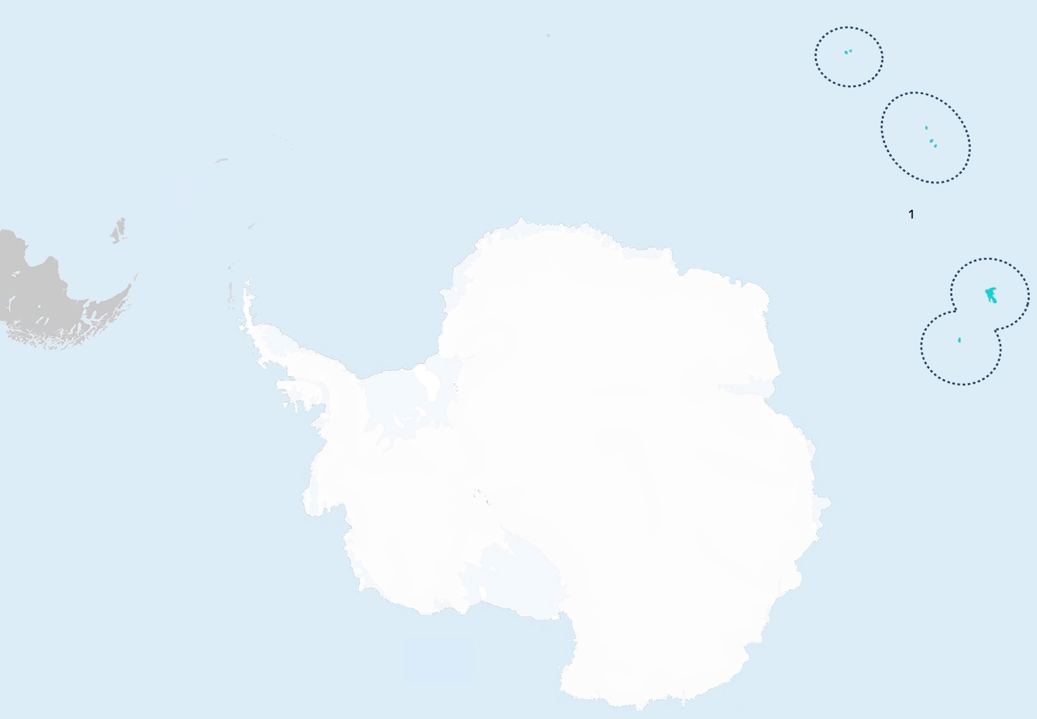 Map of the Subantarctic Indian Ocean bioregion (AN3) Map of the Subantarctic Indian Ocean bioregion (AN3)