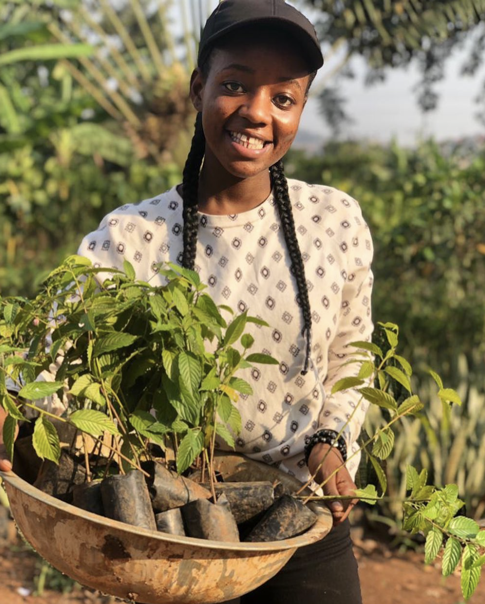 Leah Namugerwa has led significant tree planting campaigns across Uganda. Image Credit: @leahnamugerwa, Instagram. Leah Namugerwa has led significant tree planting campaigns across Uganda. Image Credit: @leahnamugerwa, Instagram.