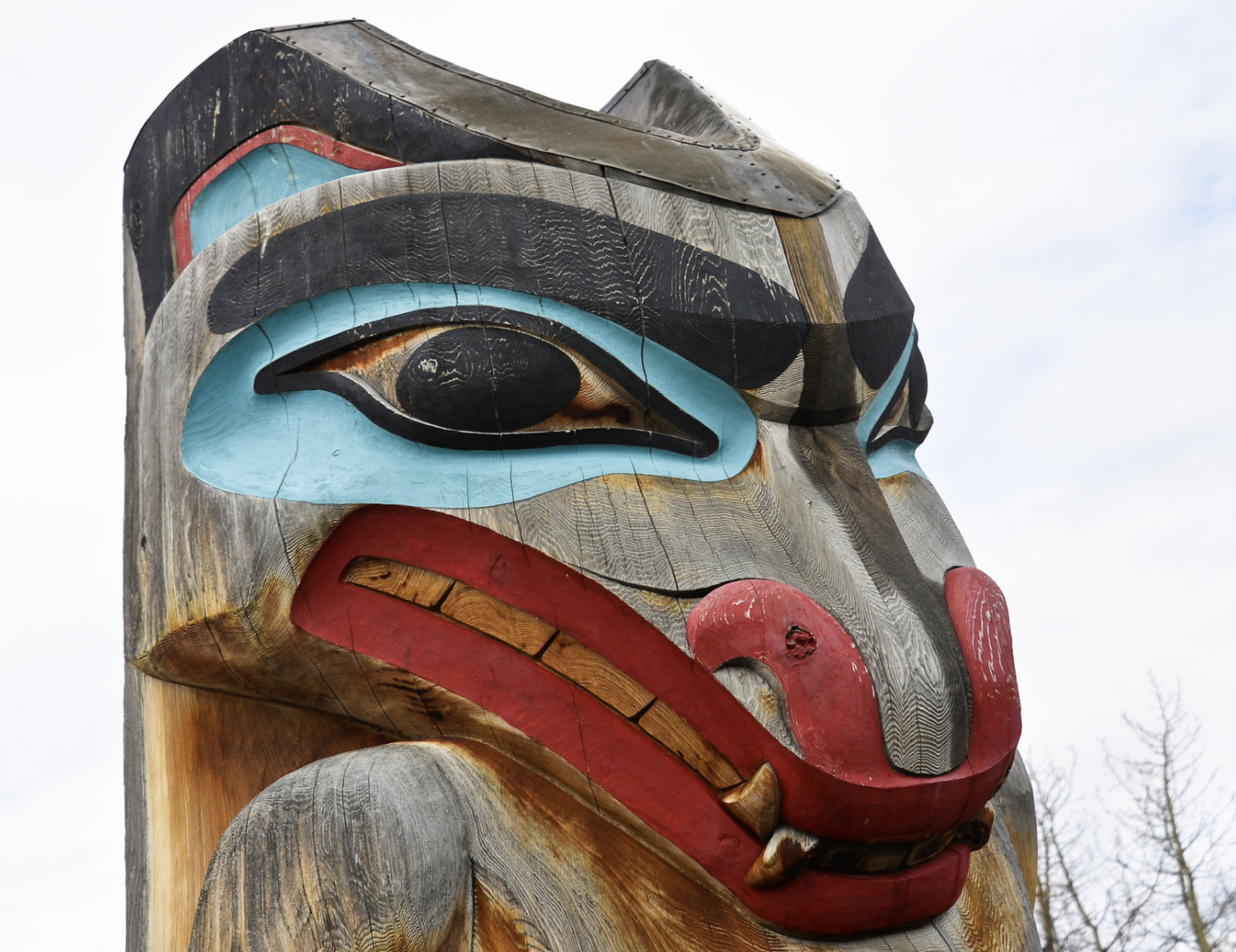 Close-up of wood carved wolf totem pole in Canada. Image Credit: © Reinhardt | Dreamstime.com. Close-up of wood carved wolf totem pole in Canada. Image Credit: © Reinhardt | Dreamstime.com.