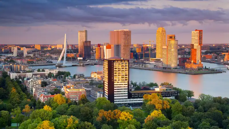 Rotterdam, Netherlands. Image Credit: Rudy Balasko, Getty Images via Canva.